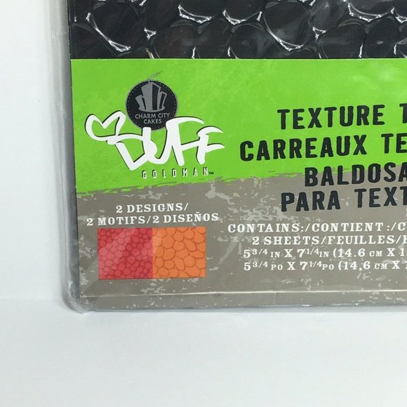 Duff Goldman Texture Tiles Charm Cake City Cobblestone Gartner Studios Baking - Picture 4 of 12
